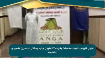 عاجل اليوم.. ضبط مخدرات بقيمة 77 مليون جنيه ومقتل عنصرين شديدي الخطورة